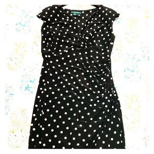 Calvin Klein’s polka dot dress